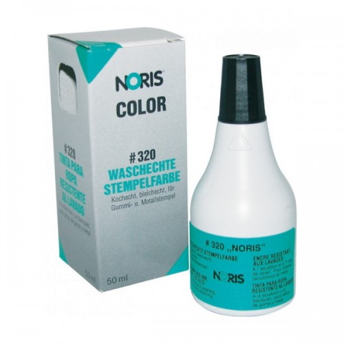 Краска штемпельная Noris 320 50мл черная для текстильной продукции, 320 CS 50 чор