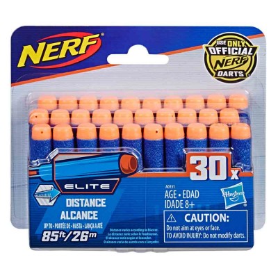 Nerf Набор стрел (патронов) Elite 30шт, A0351