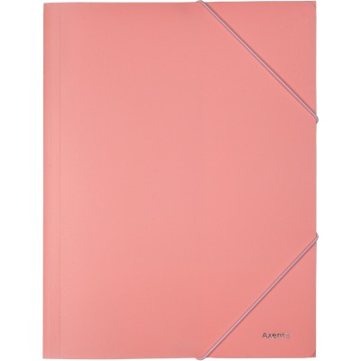 Папка на резинках Axent Pastelini 1504-10-A, А4, розовая