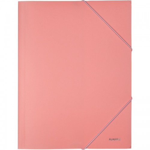 Папка на резинках Axent Pastelini 1504-10-A, А4, розовая