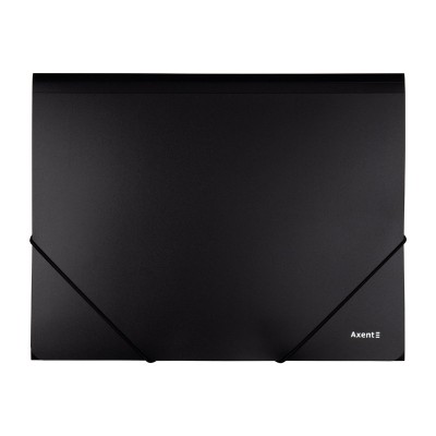 Папка на резинках Axent 1508-01-A, А4, черная
