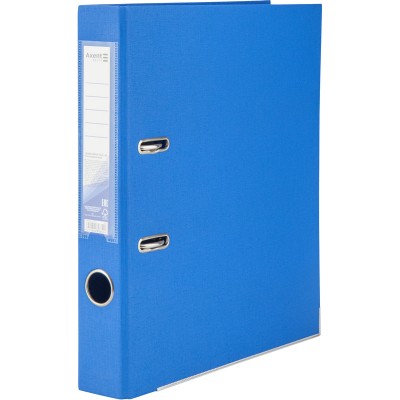 Папка-регистратор Delta D1711-07C двусторонняя, PP, 5 см, cобранная, голубая