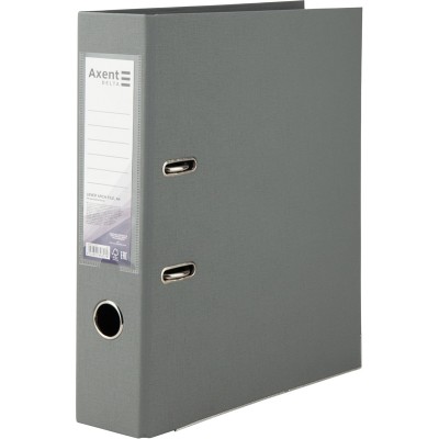 Папка-регистратор Delta D1712-03С двусторонняя, PP, 7.5 см, собранная, серая