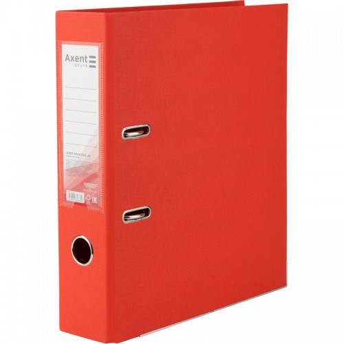 Папка-регистратор Delta D1712-06С двусторонняя, PP, 7.5 см, собранная, красная