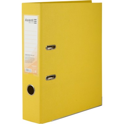 Папка-регистратор Delta D1712-08С двусторонняя, PP, 7.5 см, собранная, желтый