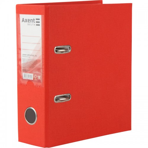 Папка-регистратор Delta D1718-06C односторонняя, А5, PP, 7.5 см, собранная, красная