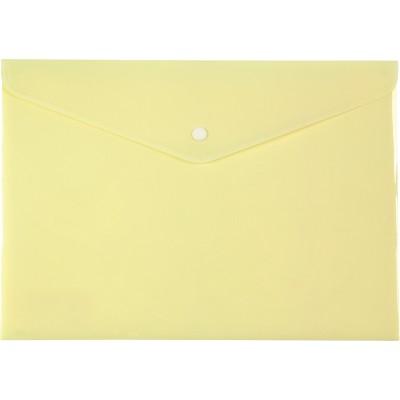 Папка на кнопке Axent Pastelini 1412-08-A, А4, желтая