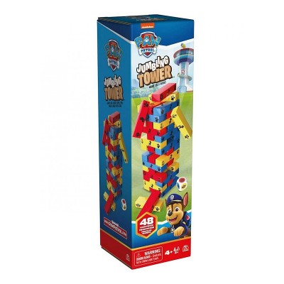 Paw Patrol Настольная игра Дженга Щенячий патруль с цветными брусочками, SM98270/6066828