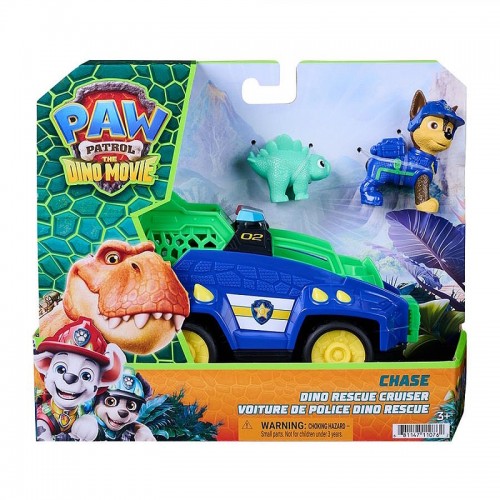 Paw Patrol Спасательный автомобиль с водителем Гонщик - серии Дино Кино, SM97236/6075756
