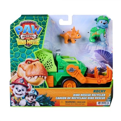 Paw Patrol Спасательный автомобиль с водителем Рокки - серии Динокино, SM97236/6075772