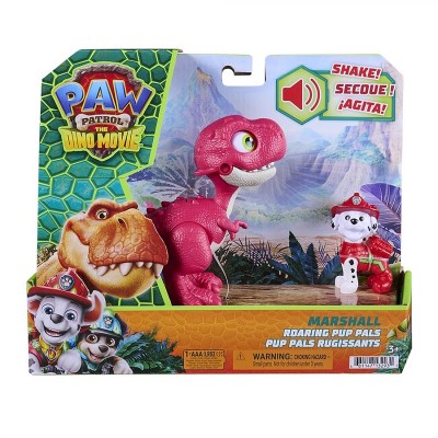 Paw Patrol Игровой набор Интерактивный динозавр и щенок Маршал - серии Динокино, SM97300/6076350