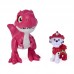 Paw Patrol Игровой набор Интерактивный динозавр и щенок Маршал - серии Динокино, SM97300/6076350