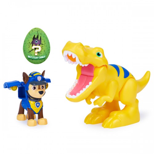 Paw Patrol Щенячий патруль Фигурка Гонщик с динозавром серия Дино Миссия с сюрпризом, SM17706/1639