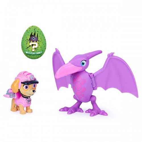 Paw Patrol Щенячий патруль Фигурка Скай с динозавром серия Дино Миссия с сюрпризом, SM17706/1653