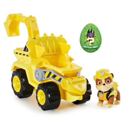 Paw Patrol Щенячий патруль Крепыш с автомобилем де-люкс серия Дино Миссия, SM16776/5539