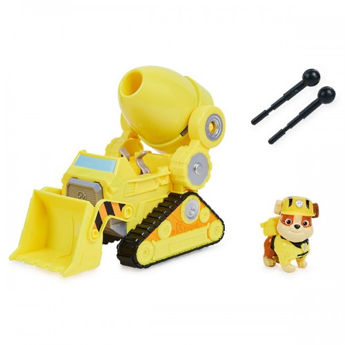 Paw Patrol Щенячий патруль в кино Автомобиль де-люкс с водителем Крепыш, SM16776/8814
