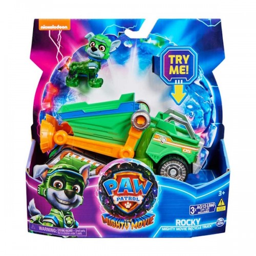 Paw Patrol Автомобіль-трансформер з водієм Роккі (світло та звук) Цуценячий патруль, SM17776/6474