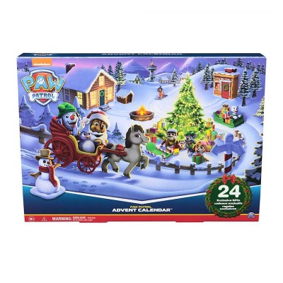 Paw Patrol  Адвент-календарь 2024 Щенячий патруль 24 игрушки-сюрприза, SM16738/6070226