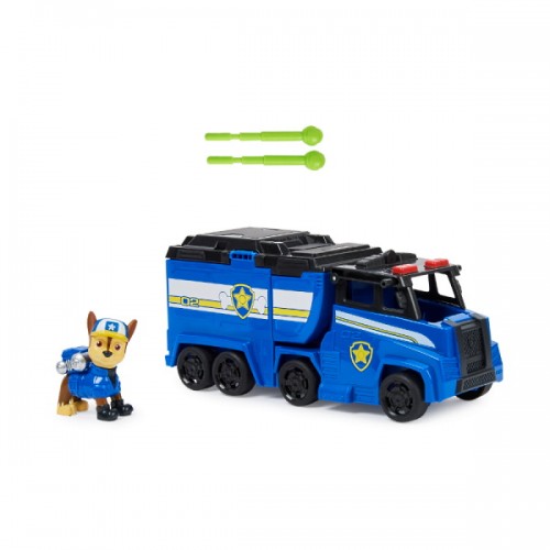 Paw Patrol Большой спасательный автомобиль-трансформер с водителем Гонщик серия Большие грузовики Щенячий патруль, SM17776/6165