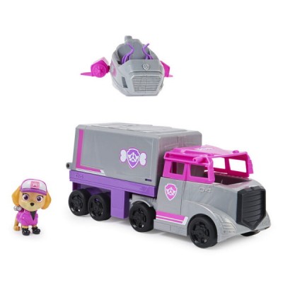 Paw Patrol Большой спасательный автомобиль-трансформер с водителем Скай серия Большие грузовики Щенячий патруль, SM17776/6189
