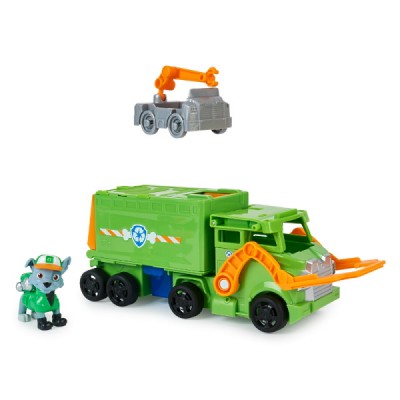 Paw Patrol Большой спасательный автомобиль-трансформер с водителем Рокки серия Большие грузовики Щенячий патруль, SM17776/6295