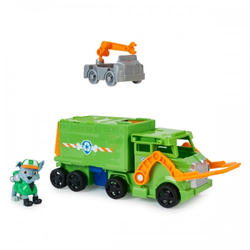 Paw Patrol Большой спасательный автомобиль-трансформер с водителем Рокки серия Большие грузовики Щенячий патруль, SM17776/6295