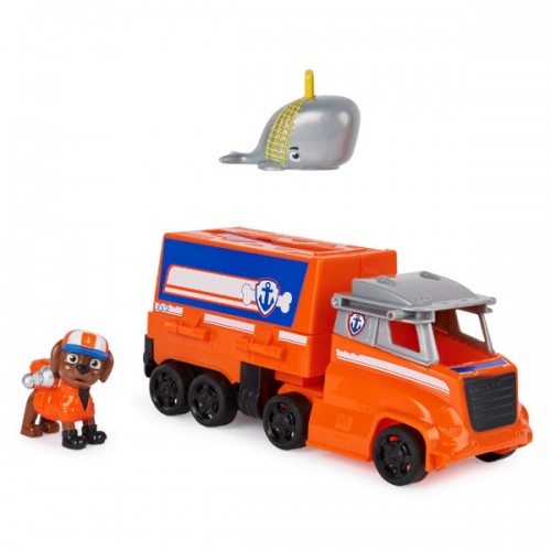 Paw Patrol Большой спасательный автомобиль-трансформер с водителем Зума серия Большие грузовики Щенячий патруль, SM17776/6301