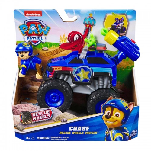 Paw Patrol Спасательный автомобиль с водителем Гонщик серии Мега колеса Щенячий патруль, SM17776/6069302