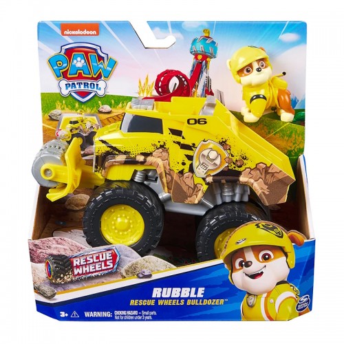 Paw Patrol Спасательный автомобиль с водителем Крепыш серии Мега колеса Щенячий патруль, SM17776/6069304