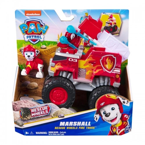 Paw Patrol Спасательный автомобиль с водителем Маршал серии Мега колеса Щенячий патруль, SM17776/6069306