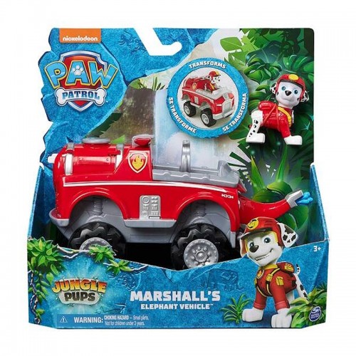 Paw Patrol Автомобиль-трансформер с водителем Маршал серии Джунгли - Щенячий патруль, SM17776/0600