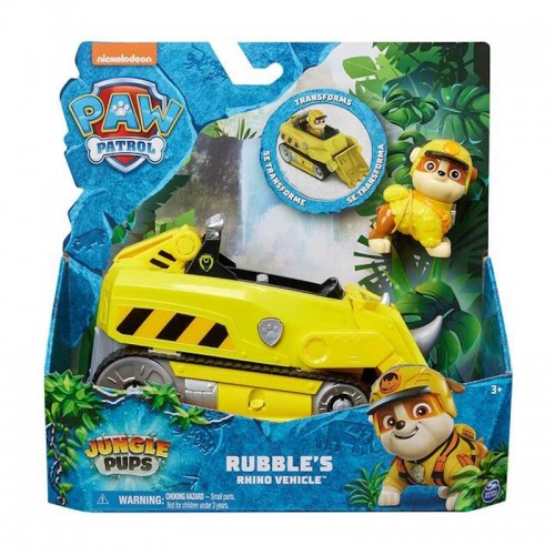 Paw Patrol Автомобиль-трансформер с водителем Крепыш серии Джунгли - Щенячий патруль, SM17776/0624