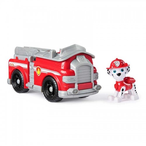 Paw Patrol Маршал с базовым спасательным автомобилем - Щенячий патруль, SM97237/6071209