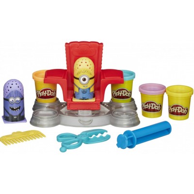 Play-Doh Игровой набор Миньоны в парикмахерской (Уценка), B0495-bt