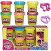 Play-Doh Набор пластилина из 6 баночек с блёстками, A5417