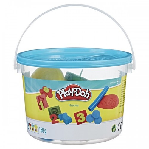 Play-Doh Набор пластилина Плей До Мини Ведёрочко Цифры, 23326