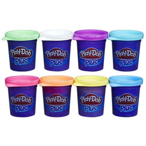 Play-Doh Набор пластилина из 8-ми банок Play-Doh PLUS, A1206