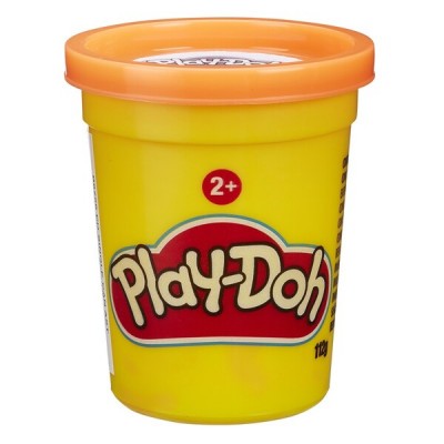 Play-Doh 1 Баночка пластилина Оранжевый, B7413 (B6756)