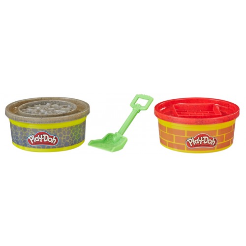 Play-Doh Игровой набор с пластилином Кирпич и Камень, E4524