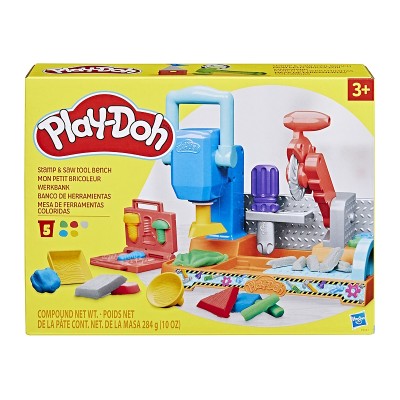 Play-Doh Набор для лепки Плей-До Верстак с инструментами (штамп и пила), F9141