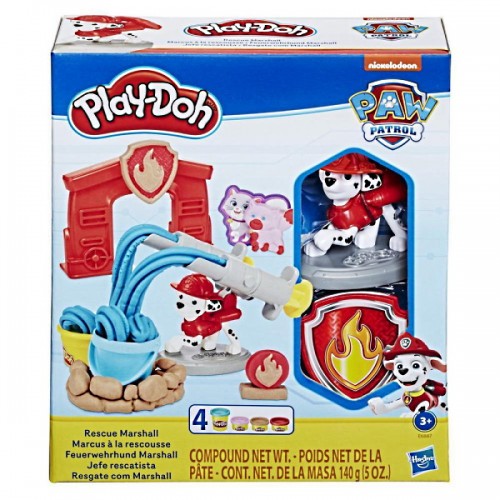 Play Doh Игровой набор Плей До с пластилином Щенячий патруль Маршал, E6887
