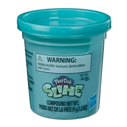Play-Doh Slime Слайм Плей До в баночке Голубой металлик, E8807 (E8790)