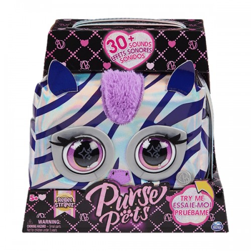 Интерактивная сумочка Purse Pets - Зебра, SM26700/5906