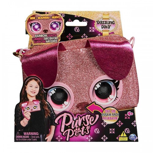 Интерактивная сумочка-клатч Purse Pets - Паппи, SM26709/7754