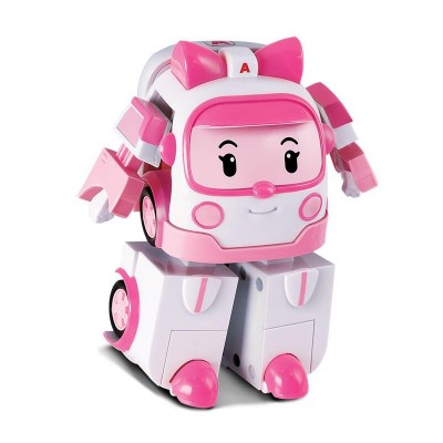 Robocar POLI Машинка - трансформер Робокар Эмбер 10 см, MRT-0651