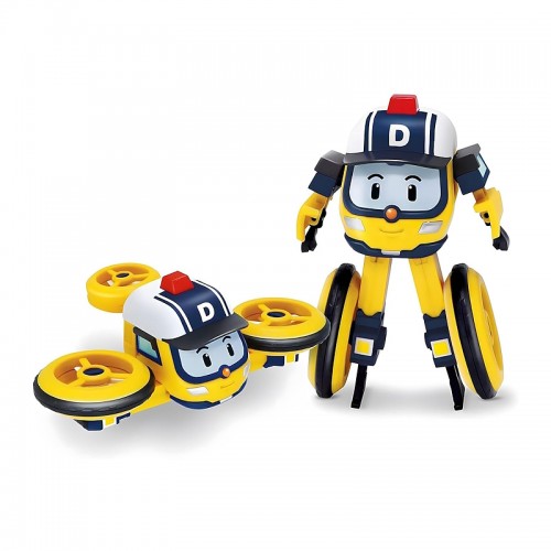 Robocar POLI Машинка - трансформер Робокар Дрони 10 см, MRT-0656