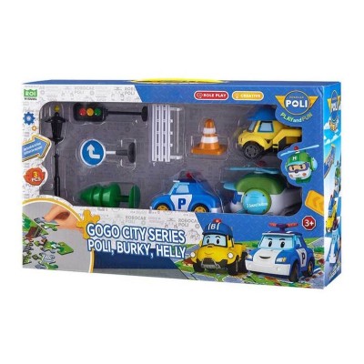 Robocar POLI Игровой набор GoGo серии Город (Поли, Бакки, Хелли), ZR-912