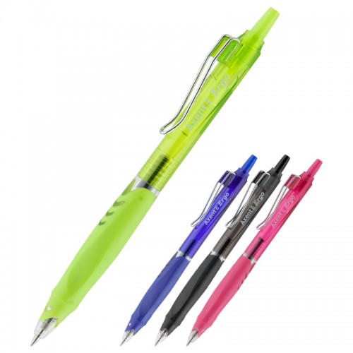 Ручка гелевая автоматическая Axent Ergo & Quick dry ink AG1080-02-A, 0,5 мм, синяя