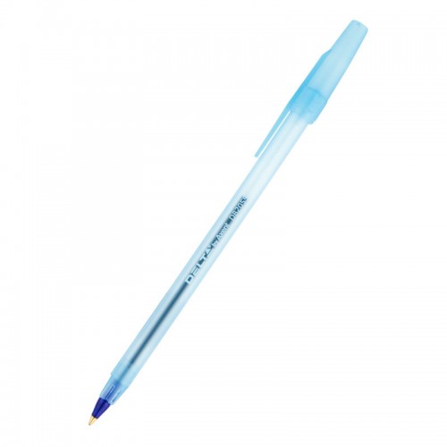 Ручка шариковая Delta DB 2055-02, синня, 1 мм, прозрачный корпус