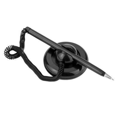 Ручка шариковая Delta Desk pen DB2070-02 на подставке с липким слоем, синяя, 0.7 мм